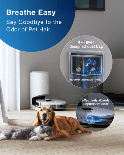 Pelilon™ - DEEBOT T10 PLUS Robot Vacuum and Mop Combo